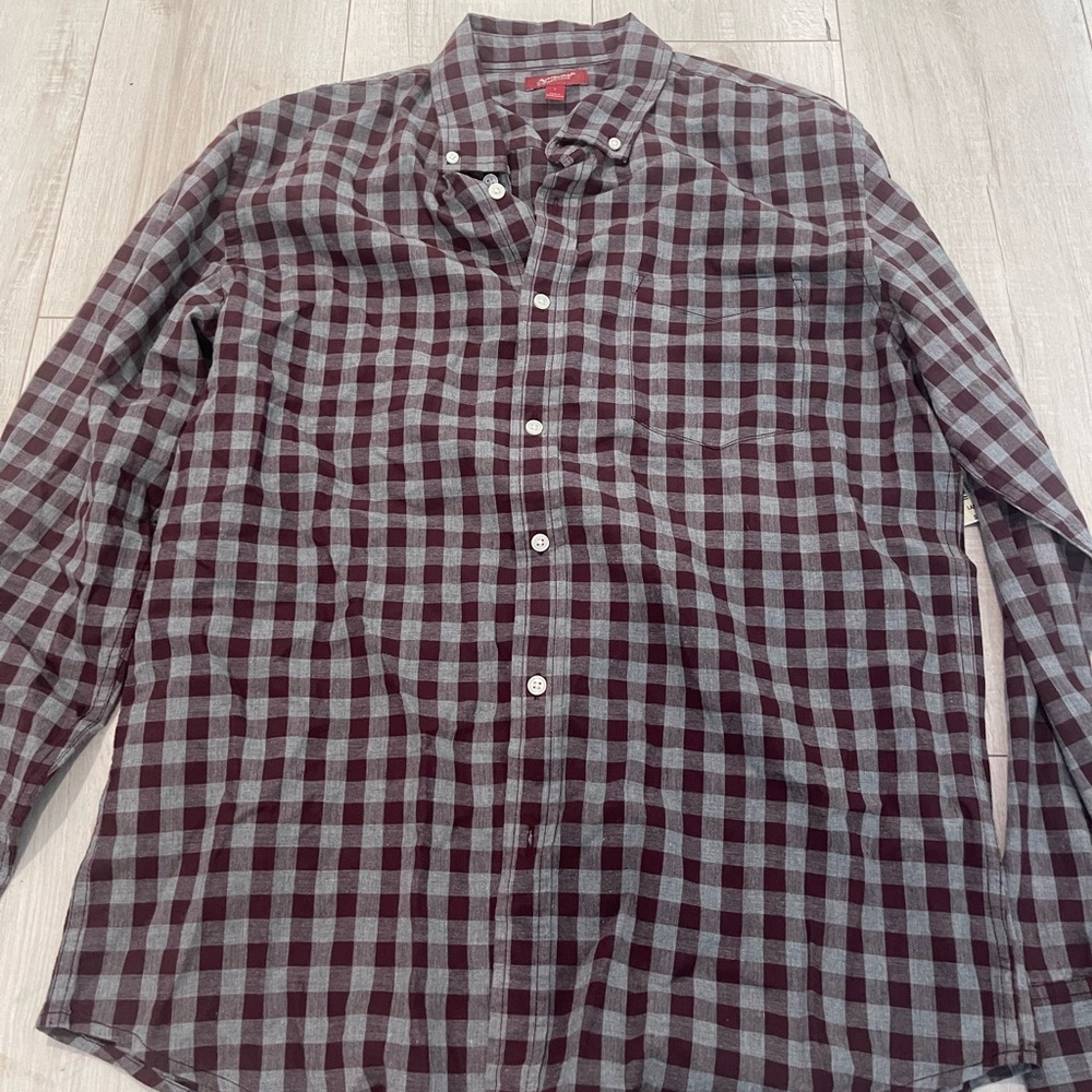 Mens Arizona Jean CoShirt Flannel Button up Shirt